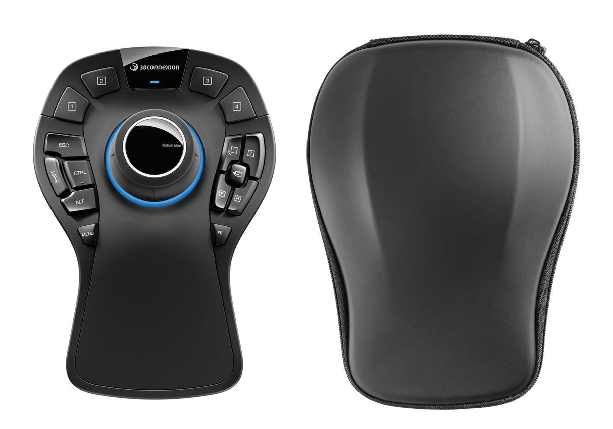 3Dconnexion SpaceMouse Pro Wireless (Bluetooth Edition, Ratón 3D, Inalámbrico, Negro)