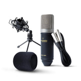 Marantz Professional MPM-1000: micrófono de estudio de condensador XLR con soporte de escritorio y cable para podcasts, streaming, canto, teletrabajo y juegos