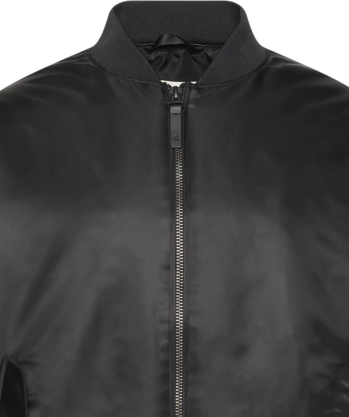 Calvin Klein Cazadora bomber Hombre Jeans Hero con cremallera, Negro (Black), M