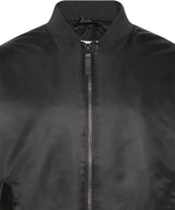 Calvin Klein Cazadora bomber Hombre Jeans Hero con cremallera, Negro (Black), M