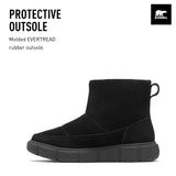 Sorel Explorer 3 Slip-On WP, Botas de moda, Mujer, Black Sea Salt, 39.5 EU