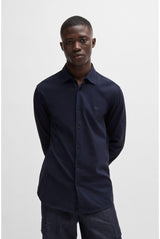 BOSS Mysoft_2_M, Camisa Hombre, Navy418, L