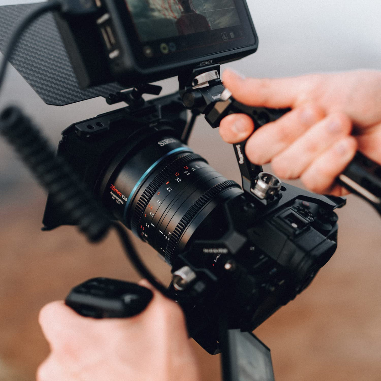 SIRUI 35mm T2.9 1.6X Full Frame Anamorphic Cine Cinema Objetivo Lens Lenses Lente (Mount L)