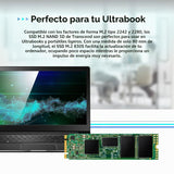 Transcend 2TB MTS830S M.2 2280 SATA III 6 GB/s Disco de Estado Sólido Interno 3D TLC NAND con Caché DRAM TS2TMTS830S