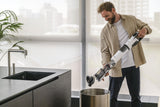 Hoover Aspiradora Escoba Sin Cable Potente con Corner Genie™ para Limpiar Todos los rincones, Cepillo Anti-Enredos, Luces LED, 2 Baterías [HFX]