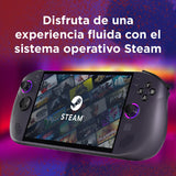Lenovo Legion Go S - Consola Portátil Gaming 8" WUXGA (AMD Ryzen Z2 Go, 16 GB RAM, 512 GB SSD, AMD Radeon Graphics, 120 Hz, Wi-Fi 6E, SteamOS en Español) – Violeta Oscuro