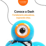Wonder Workshop Dash Robot - Robots Inteligentes para Niños, juguete, Color azul