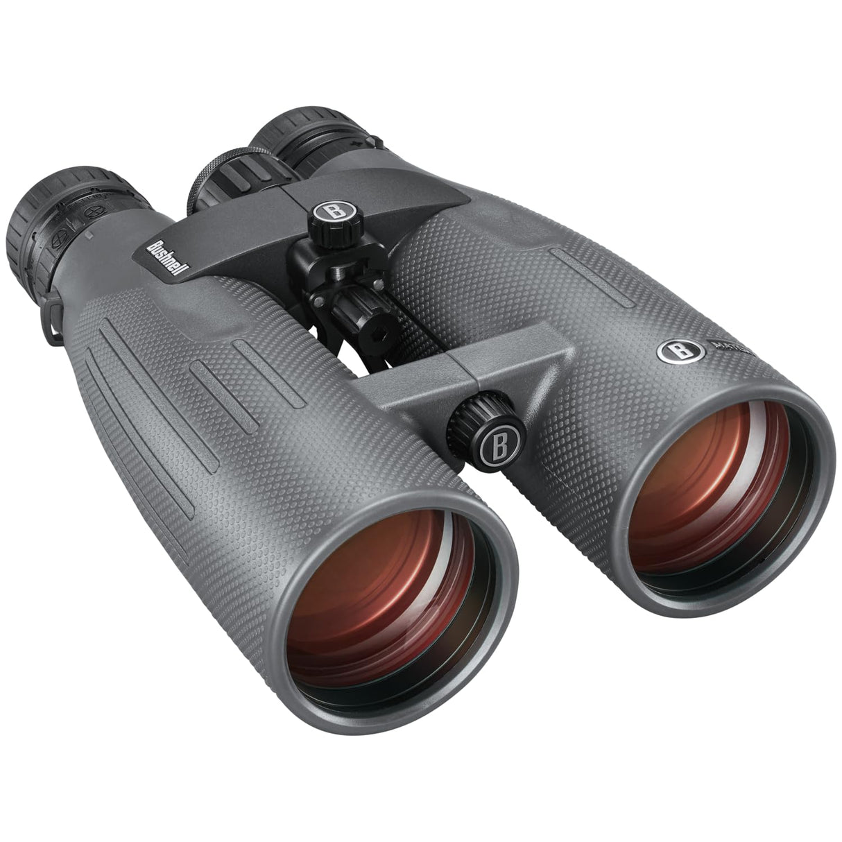 Bushnell Match Pro - Prismáticos de 15 x 56 Pulgadas, retícula MRAD de Disparo de precisión, Cristal Transparente, Bloqueo de Puente Mantiene Tus binoculares en la Misma posición exacta
