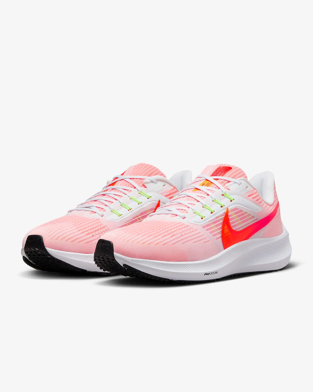 NIKE Air Zoom Pegasus 39, Zapatillas Deportivas Hombre, White Total Orange Bright Crimson Black, 41 EU