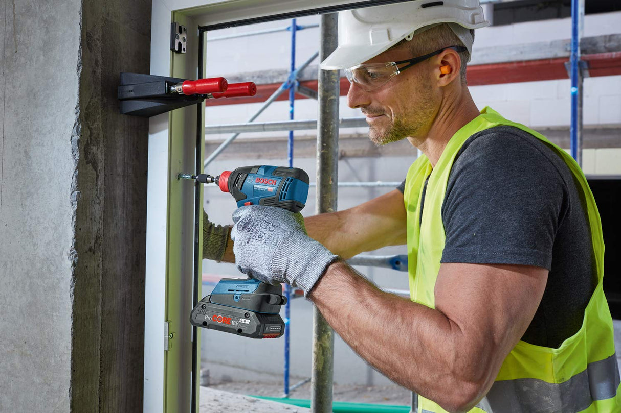 Bosch Professional 18V System GDX 18V-200 C - Llave de impacto a batería (Brushless, 200 Nm, conectable, 2 baterías x 5.0 Ah, en L-BOXX)