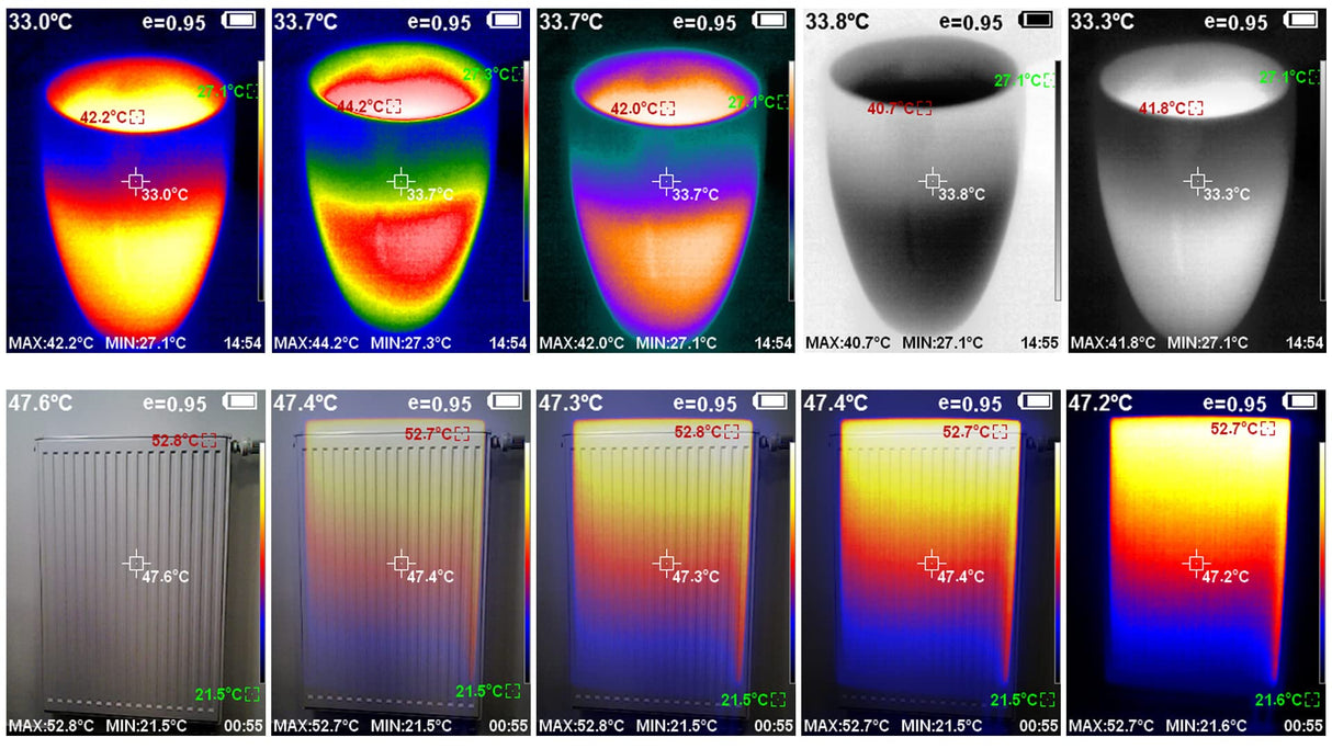 PeakTech, 5610 B, Cámara termográfica IR -20°C a 400°C con 220x160 píxeles, pantalla a color LCD de 2,8", termómetro infrarrojo incl. grabación de vídeo y fotos, con USB y software de análisis