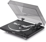 TechniSat TechniPlayer LP 200 - Tocadiscos (Tocadiscos de tracción por correa, Negro, Plata, Aluminio, 45 RPM, 0,25%, 3,6 kg)