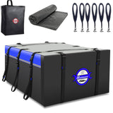 Sailnovo Techo, Coche, Impermeable, Amplio, con 6 Correas estables, Almohadillas Antideslizantes y Carcasas para Coches