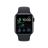 Apple Watch SE (2da Gen) [GPS, 40mm] Caja de Aluminio Medianoche con Banda Deportiva Medianoche, Regular (Reacondicionado)
