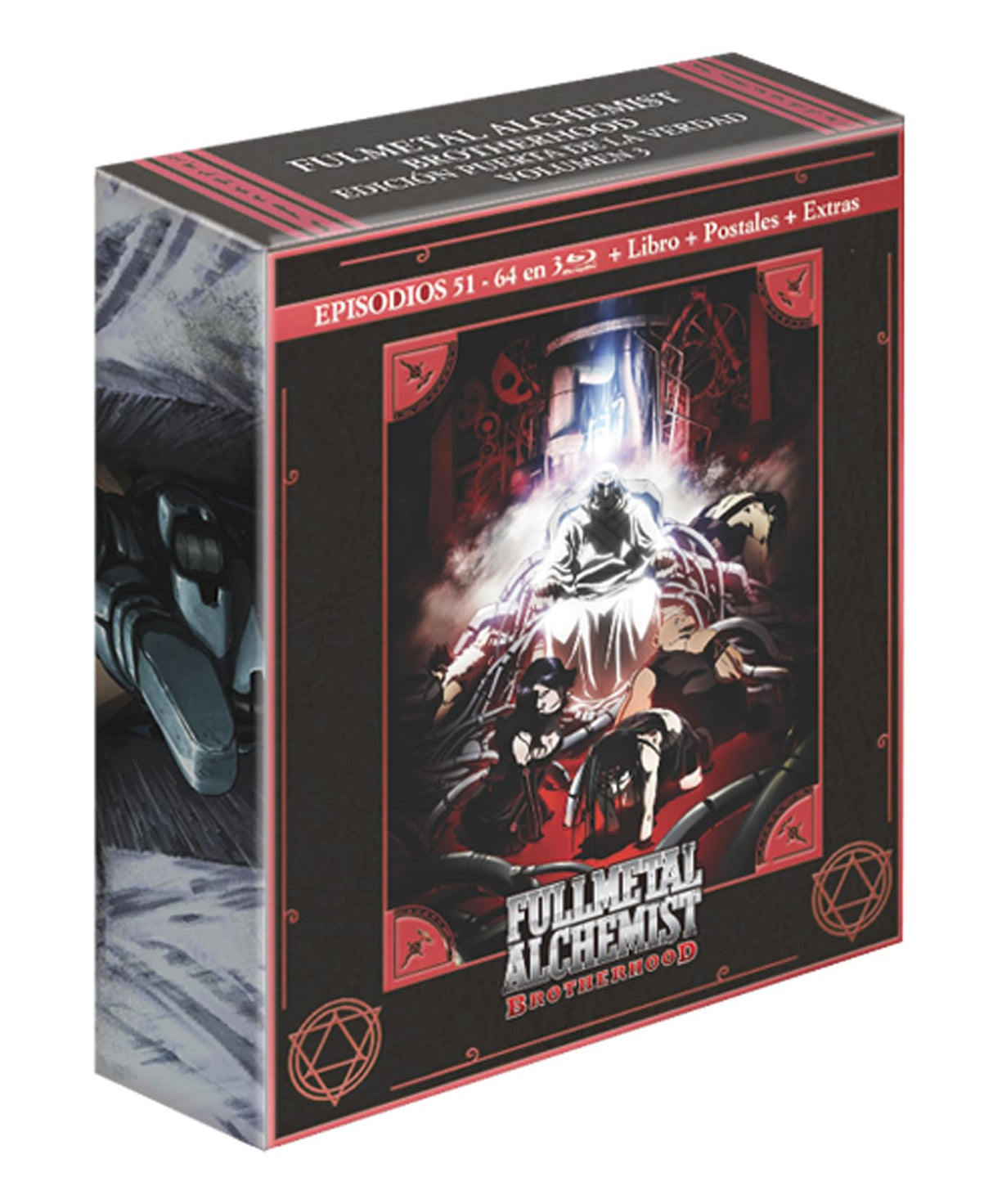 Fullmetal Alchemist Brotherhood Box 3 Episodios 51 A 64 + 4 Ova [Bluray] [Blu-ray]