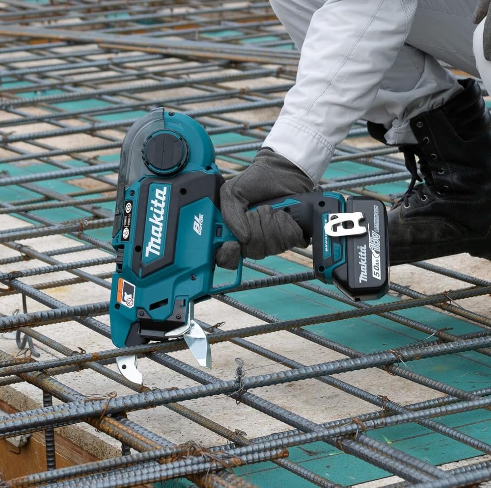 Makita DTR181ZJ Atadora de ferralla sin escobillas Li-ion LXT de 18 V suministrada en una funda Makpac – Baterías y cargador no incluidos