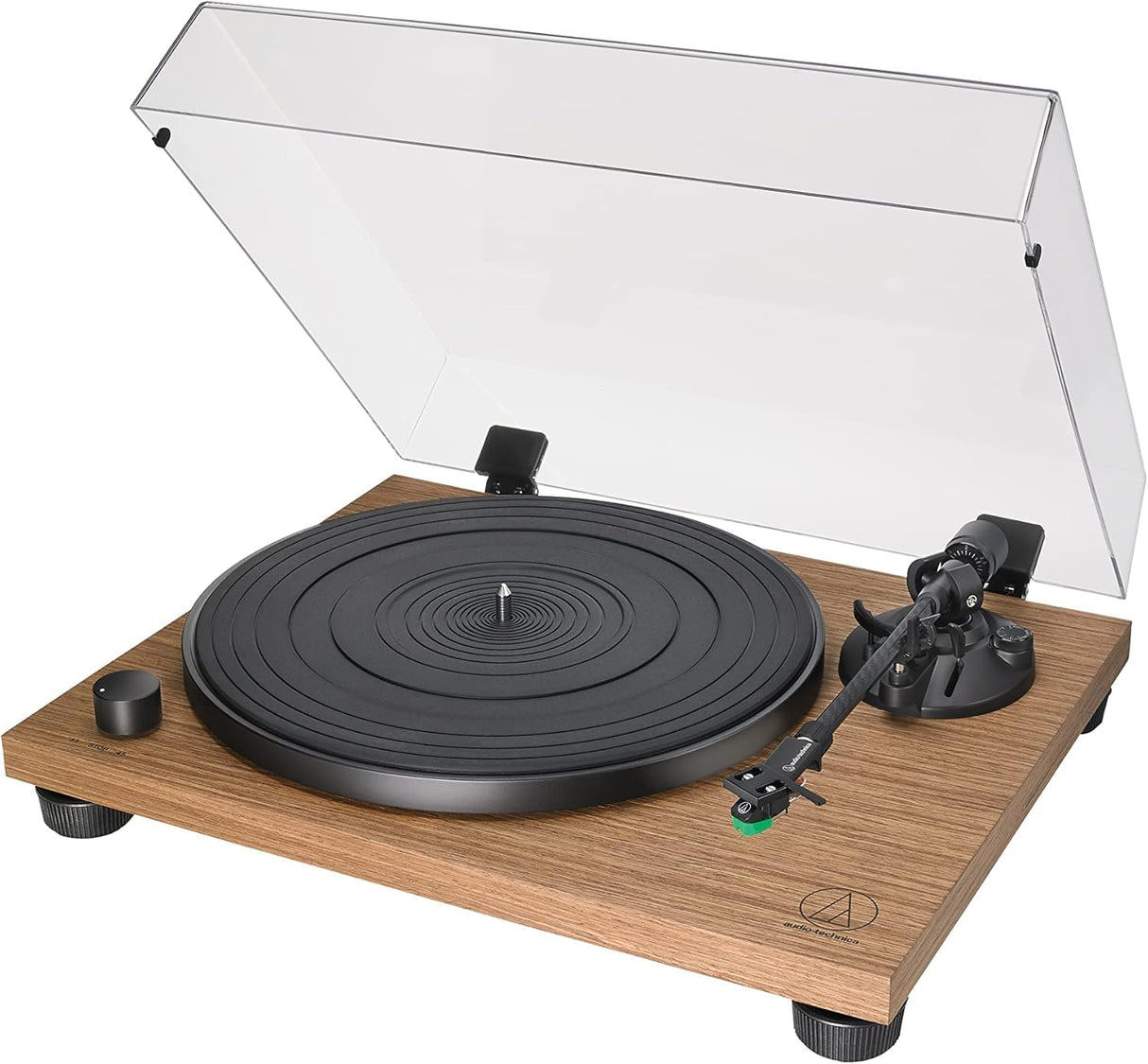 Audio-Technica LPW40WN Giradiscos Manual de Tracción por Correa con Base de Madera Nogal