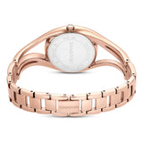 Swarovski Reloj con Brazalete Hyperbola, Fabricado en Suiza, Tono Oro Rosa, Acabado Tono Oro Rosa