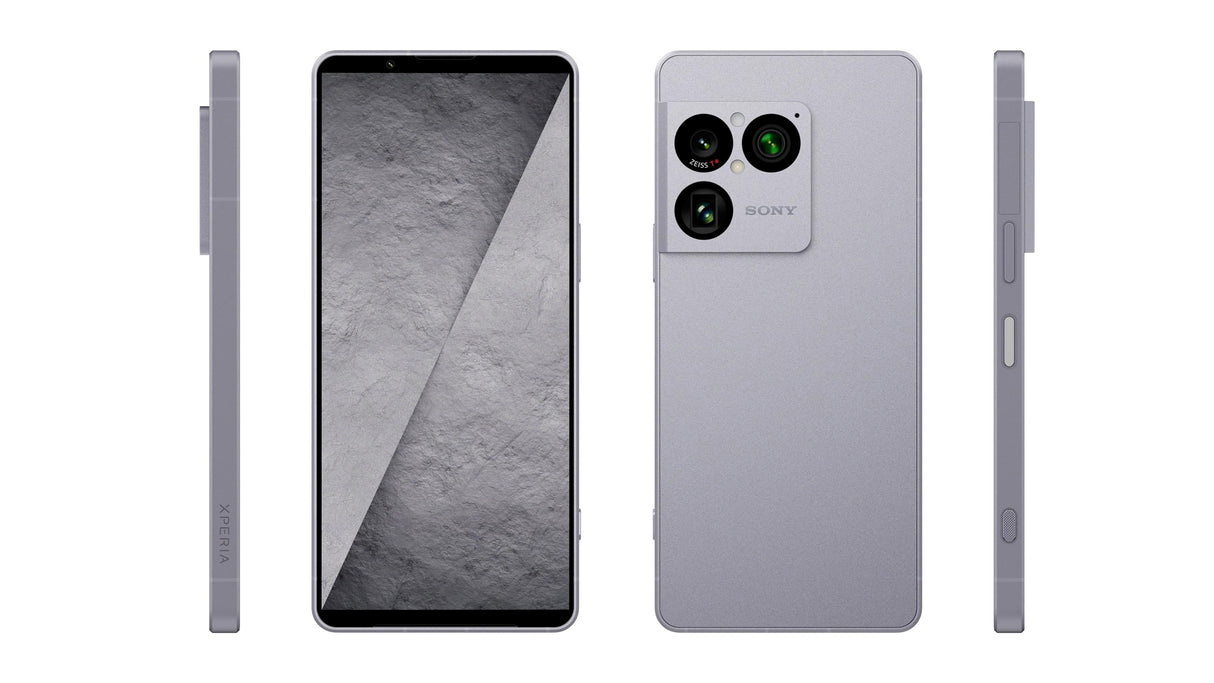 Sony Xperia 1 VIII - Pantalla OLED HDR FHD+ de 6,5" 19,5:9 120Hz, Triple cámara con Nuevo teleobjetivo, Xperia AI, Batería 2 días, Audio 3,5 mm, Dual SIM, Plata Iolita