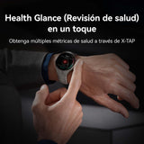 HUAWEI Watch 5, 46mm Smartwatches, Multi-Sensor Revolucionario X-Tap, SpO2 con la Yema del Dedo, Health Glance, ECG, HRV, eSIM, Android & iOS, Marrón