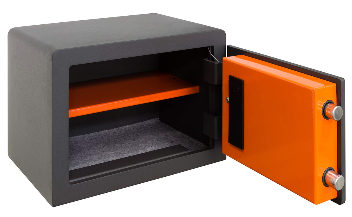 Arregui 180120 Fuerte de Acero Apertura Electronica de codigo | Caja para casa y Negocio, fácil de Usar, Alto Nivel de Seguridad, 25 x 35 x 25 cm