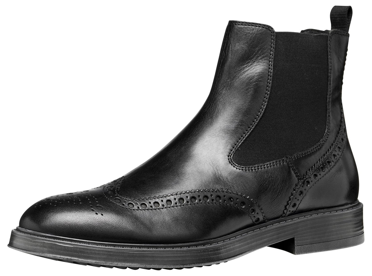 Geox U Henreys, Bota de Tobillo Hombre, Negro, 43.5 EU