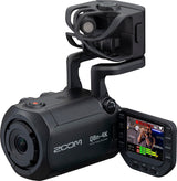 Zoom Q8n-4K Grabadora de vídeo portátil. 4K HDR Video, micrófonos estéreo más dos entradas XLR, grabación de 4 pistas de audio, webcam, para grabaciones y streaming de música, podcasts y más