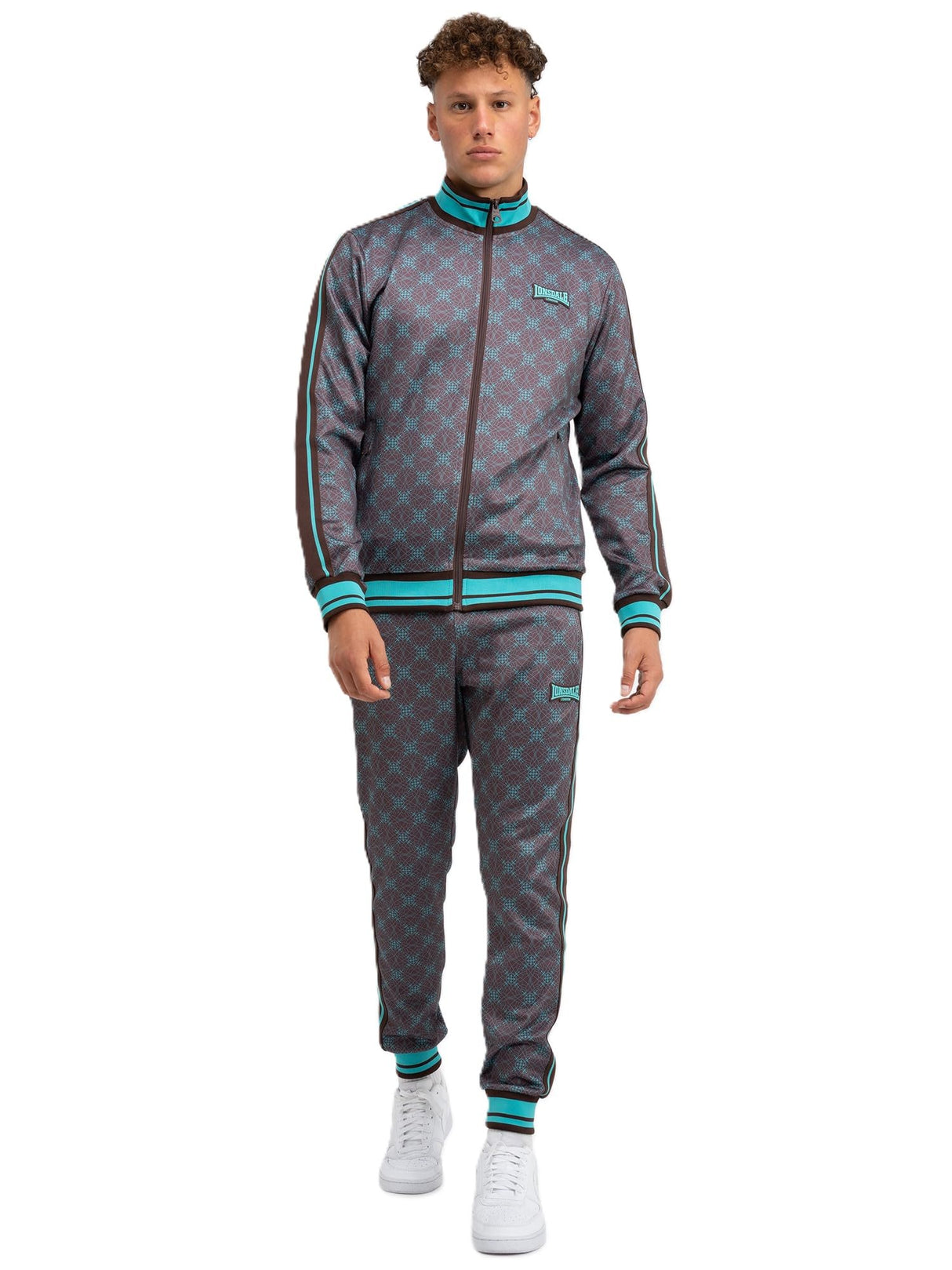 Lonsdale Before 8 Traje, Marrón/Turquesa, M Hombres