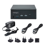 StarTech.com Switch KVM DisplayPort 1.4 de 2 Puertos y 2 Monitores - 8K 60Hz - con Hub USB de 2 Puertos (10Gbps) - TAA