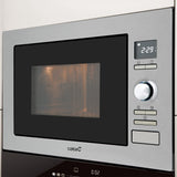Cata MC 25 D - Horno microondas con grill, 900 W, color plateado, gris