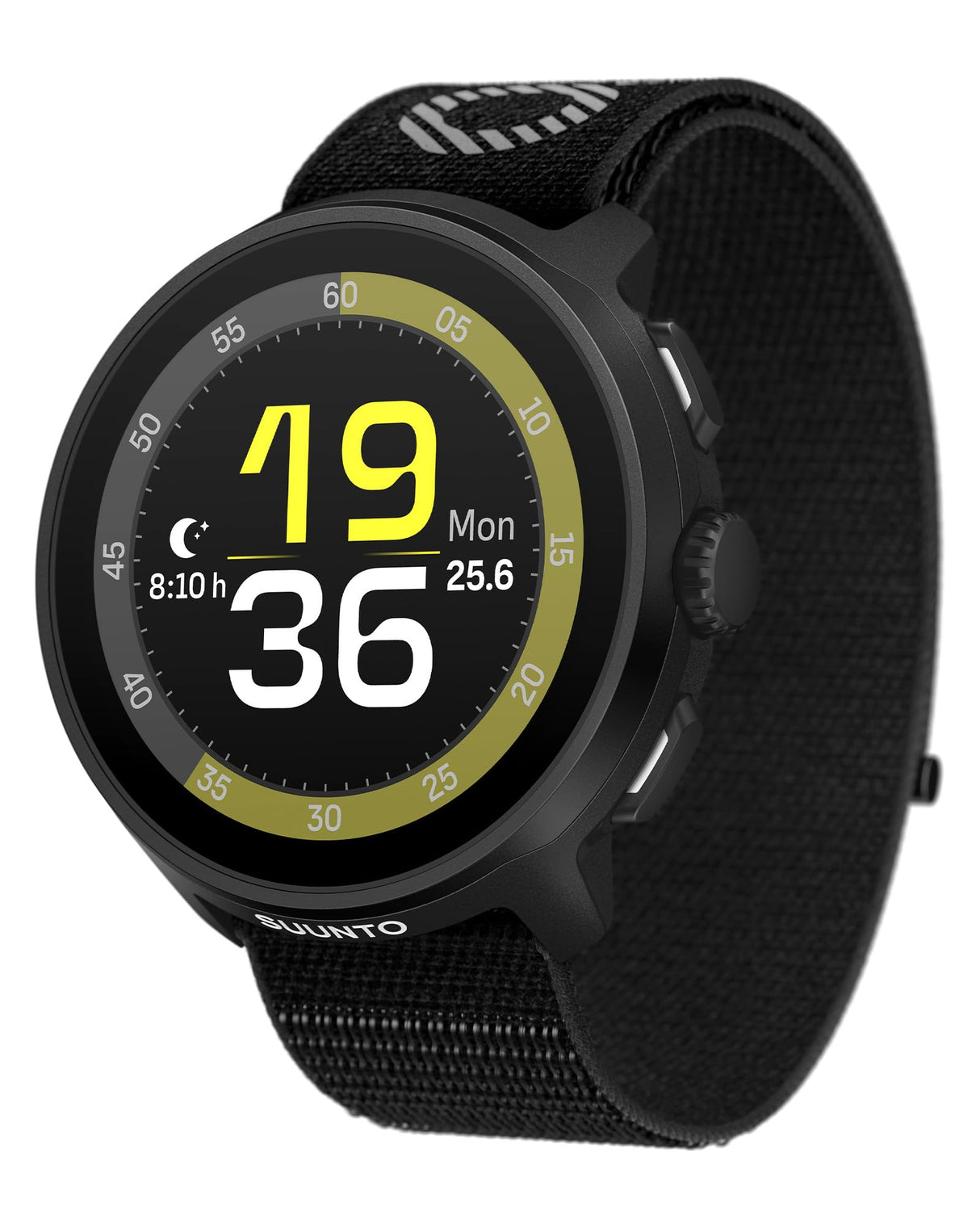 SUUNTO Run Reloj GPS Running, Pantalla Táctil AMOLED 1,32'', Ligero, Multideporte, Monitor Actividad, GPS Preciso, Seguimiento Cardíaco/Sueño, 12 Días Autonomía, 4GB Almacenamiento Música