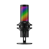 HyperX Quadcast 2 S - Micrófono USB para Gaming, Streaming y Creadores de Contenido, Cuatro Patrones Polares, 32bit, 192kHz, aRGB Leds, para PC, PS4, PS5 y Mac, Negro