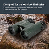 Celestron 71330 Nature DX 8x32: prismáticos con prisma BaK-4, verde