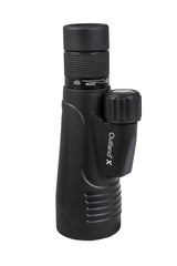 Celestron 72373 Outland X Monocular Resistente al gua 10-30x50 mm con trípode, paño Limpieza, Tapas oculares y Funda - Carcasa Resistente, Prisma BaK-4 y óptica con Revestimiento múltiple, Negro