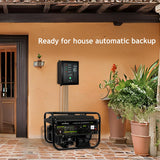Tecnoware Power Systems - ATS para Generador 4200VA-9200VA, Sistema de Arranque Eléctrico/Automático, Indicadores de Estado, Cargador de Batería Integrado, Selector Manual/Automático