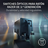 Razer DeathAdder V3 HyperSpeed - Ratón ergonómico e-Sports inalámbrico Ultraligero para Juegos con 26K dpi (55g, Revestimiento Suave al Tacto, 100h de duración de la Pila, HyperSpeed 8K Hz) Negro