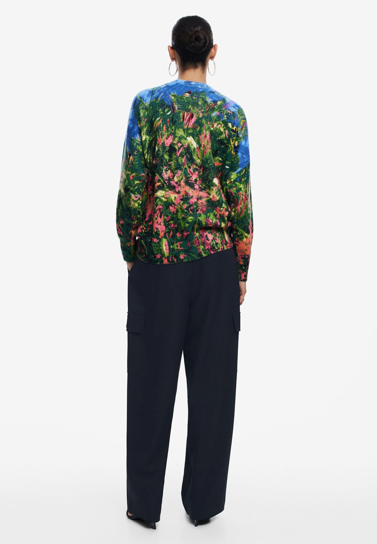 Desigual REPRIS_JERS_Fun Sweatshirt, Acabados del Material:, XL Women's