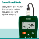 Extech SL400 Dosímetro de ruido personal con interfaz USB