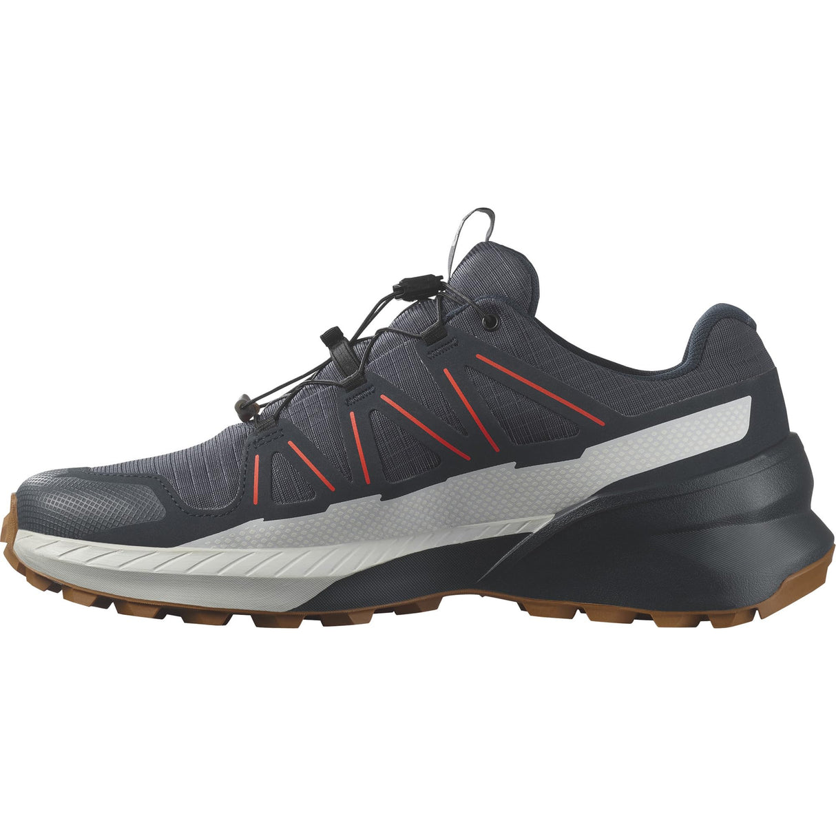 Salomon SPEEDCROSS PEAK WATERPROOF, Zapatillas de Deporte para Hombre, India Ink Carbon Glacier Gray, 43 1/3 EU