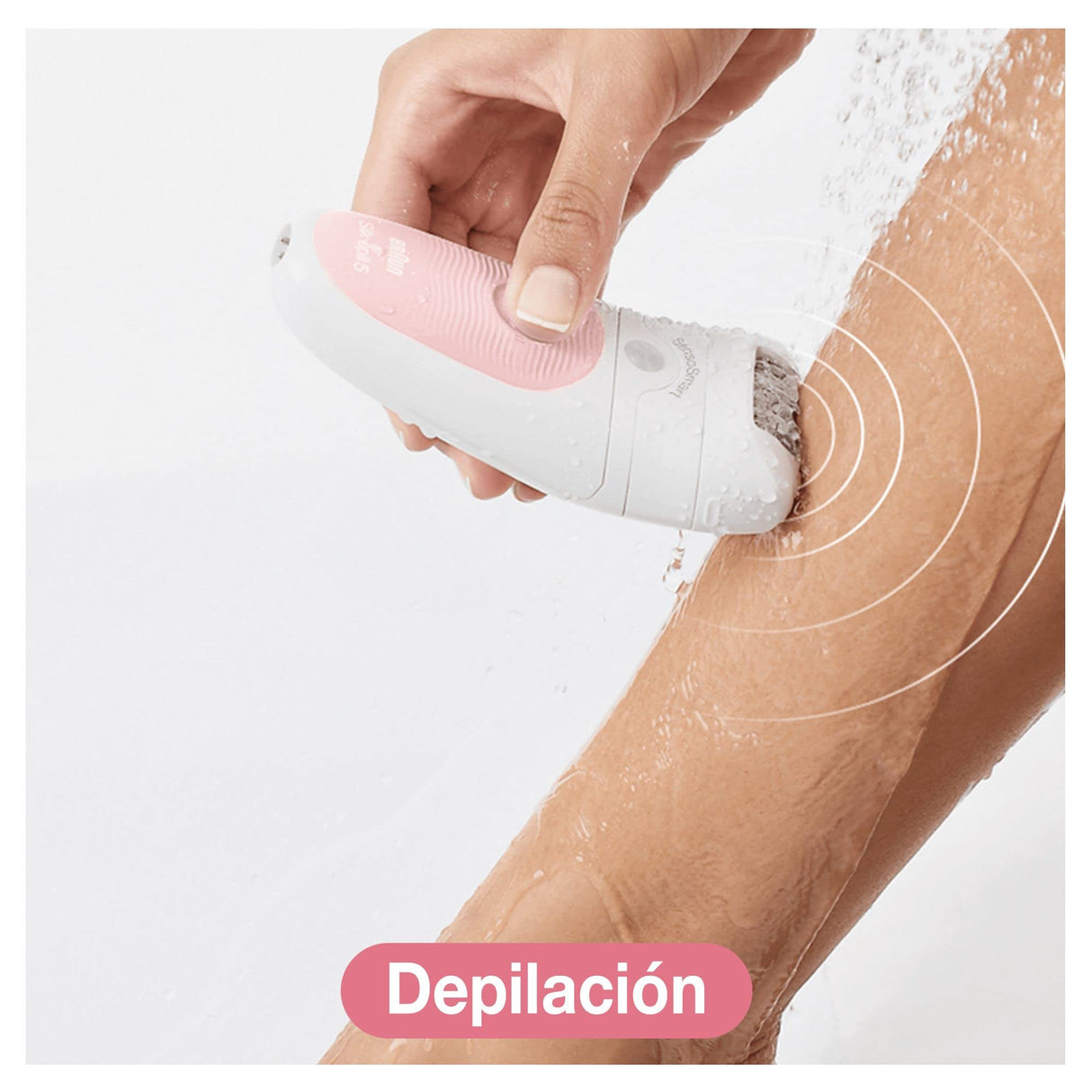 Braun Silk-épil 5 Depiladora Eléctrica Mujer 3 en 1, Kit de belleza para una sepilación suave, 5 5-825 Blanco/Gris
