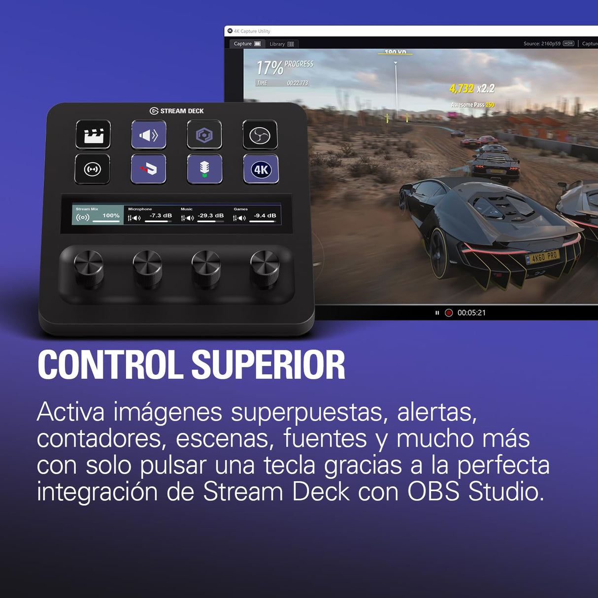 Elgato 4K Pro, Tarjeta de Captura Interna: Traspaso de señal 8K60|4K60 HDR10 con una latencia ultrabaja en PS5|Pro, Xbox Series X|S, Nintendo Switch 2, OBS y más, Streaming, Compatible PC y Dual PC