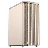 ASUS ProArt PA401 Wood Edition - Chasis ATX con Panel de Metal, Compatible con GPU de 314mm, Compatible con radiadores de 240 mm, Dos Ventiladores de 160mm, Soporte de PSU extraíble - Beige
