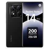 XIAOMI Redmi Note 14 Pro 5G - Smartphone de 8+256GB, Pantalla de 6.67" AMOLED FHD+ 120Hz, MediaTek Dimensity 7300-Ultra, cámara de 200MP, 5110 mAh, Cargador no Incluido, Negro (Versión ES)