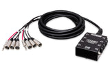 Hosa SH-6X2-20, Pro-Conex Little Bro' Sub Snake, Hosa 6 x XLR Sends and 2 x 1/4 in TRS Returns, 20 ft