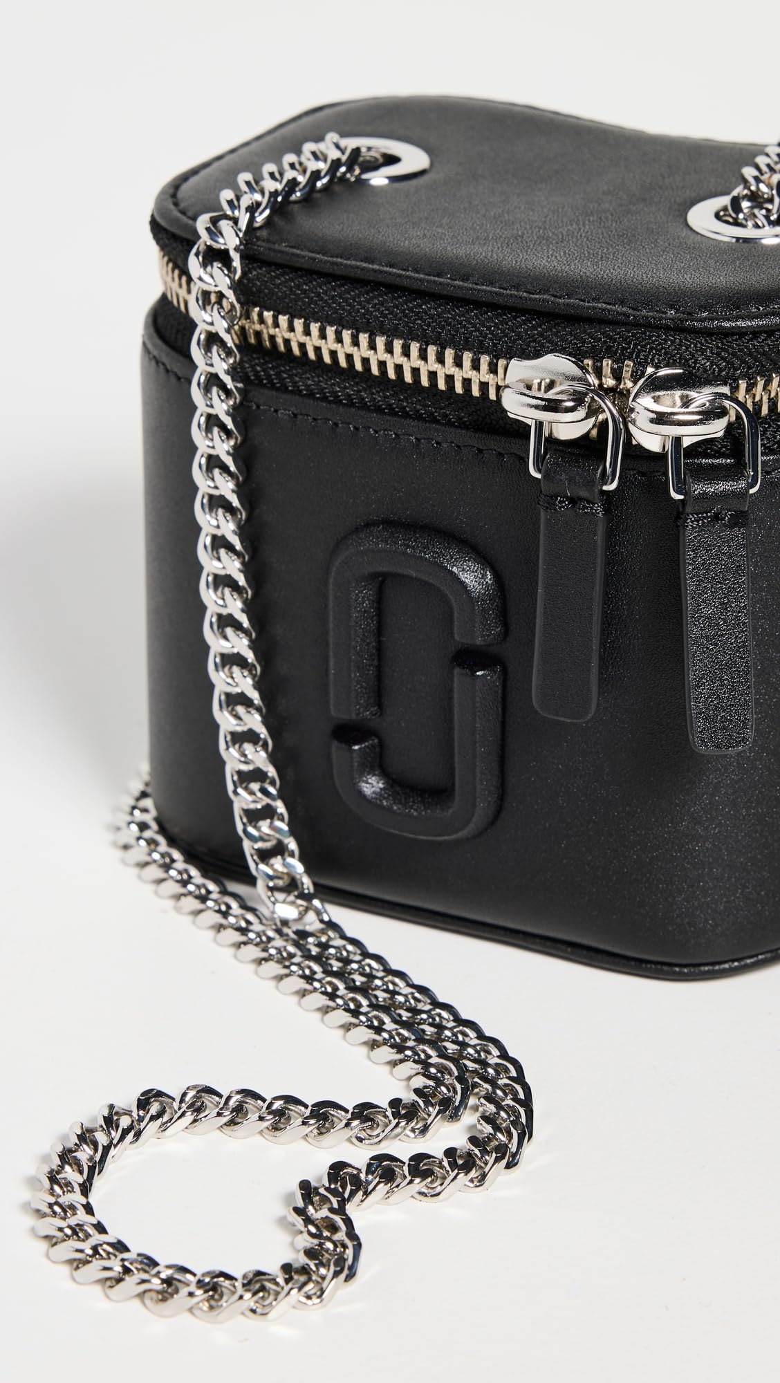 MARC JACOBS The Mini Vanity Bag, Mujer, Black, 1x1x1