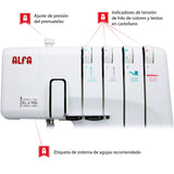 ALFA Profesional 8707+, Plástico, Blanco, 39 X 32 X 35 Cm.