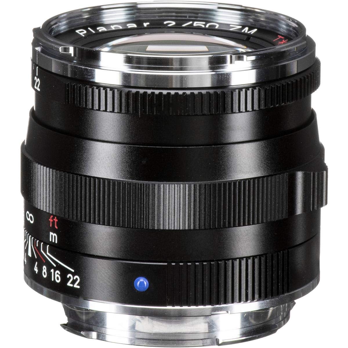 Carl Zeiss Planar T* 2/50 ZM - Objetivo (MILC, 6/4, 5 cm, Negro, 5.2 cm, 4.3 cm)