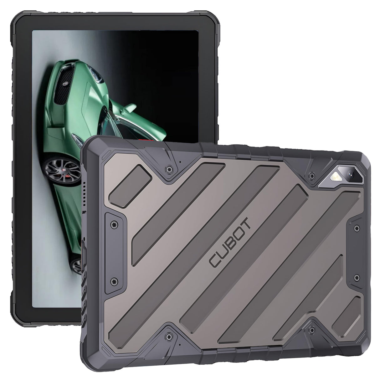 Cubot Kingkong Tab 2 - Tablet 10.95" FHD+, 16GB RAM (8GB+8GB Ext.), 256GB ROM, 4G Dual SIM, Cámara 64MP, Batería 20400mAh, Android 14, Helio G99, Negro.