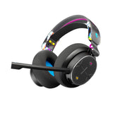 Skullcandy PLYR Cascos Over-Ear Inalámbricos Multiplataforma para Gaming, con Enhanced Sound Perception, 24 h de Autonomía, Micrófono con IA, Compatibles con Xbox Playstation y PC - Negro