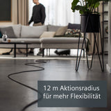 Siemens Aspirador con bolsa Z 7.0 VSZ7442S ideal para alérgicos, filtro higiénico Plus, extremadamente silencioso, boquilla de suelo para parqué, alfombra, baldosas, cable largo, boquilla XXL,